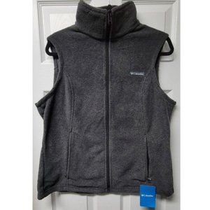 Columbia Men's Steens Mountain Vest (AM1535-030), Charcoal, Large, New With Tags